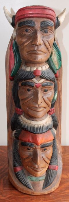 Wood Carved Totem