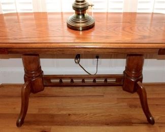 Vintage Oval Pedestal Table