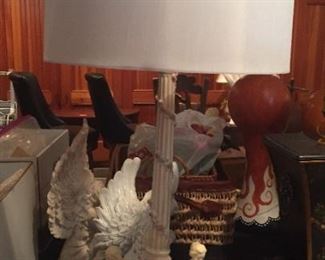 Ornate Antique lamp.