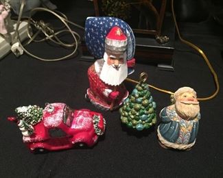 More holiday ornaments.