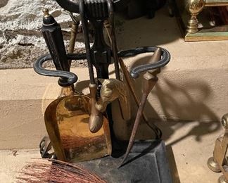 Fireplace accessories.