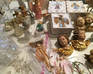 Angels and other collectibles.