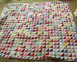 Handmade quilt.