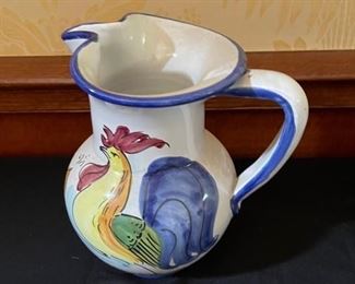 Rooster pitcher.