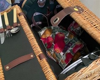 Picnic basket.
