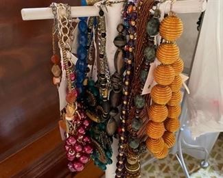 Nice selection of costume jewelry.