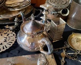 Silverplate items.