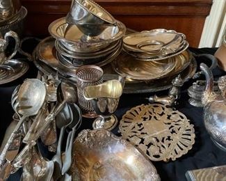 More silverplate items.