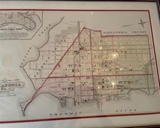 Map of Old Town, Alexandria.