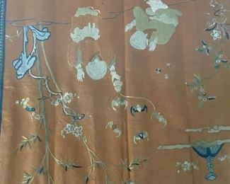 Asian silk painting.