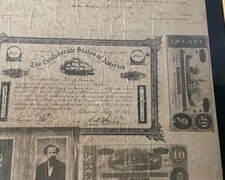 Confederate notes.