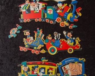 Vintage Disney Cutout Train