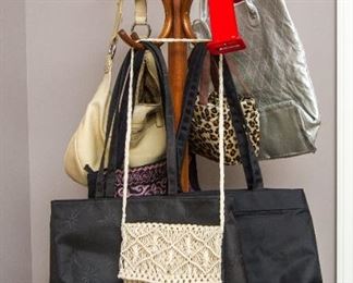 Coat Tree & Handbags