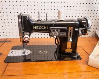 Vintage Necchi in excellent working condition (cabinet included)