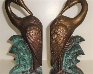 BRASS BOOKENDS