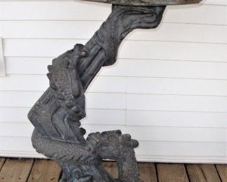 LARGE CONCRETE GARDEN STATUE "DRAGON"