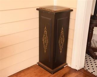 2. Paint Decorated Pedestal