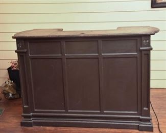 Black Painted Bar With COCACOLA Drawer Pulls