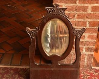 Carved Wood Mirror