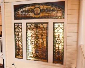 Fabulous Four 4 Pannel Leaded Glass Windows