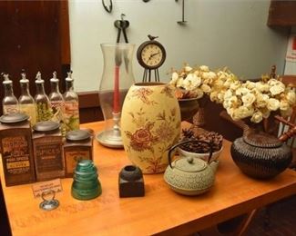 Group Lot Of Decorative Objects
