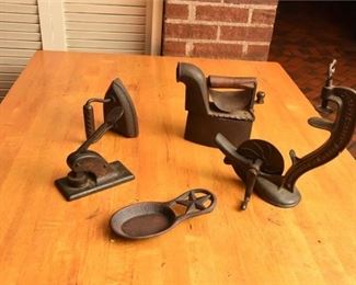 Group Lot Of Vintage Metal Objects