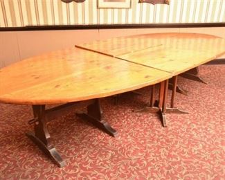 Large Oval Dining Table