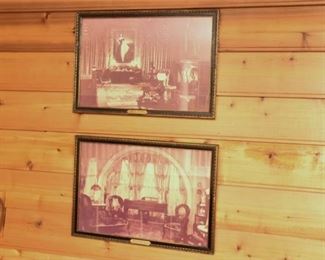 Pair Of Gone With The Wind Framed Photographs