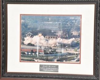 Photograph Of Fulton County Stadium Demolition