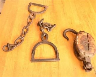Three Antique Utilitarian Items