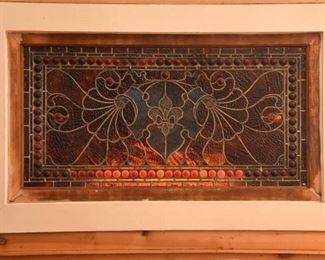 Vintage Stained Glass Window