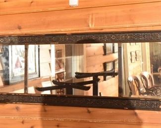 Vintage Wood Mirror