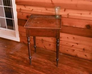 Vintage Wooden Students Desk