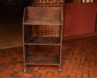 Wooden Rolling Shelf