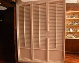 Wooden White Painted Room Divider