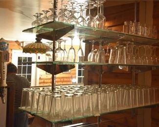 Glass Shelves Glassware Not Included