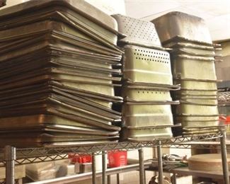 Group Lot Of Metal Baking Dishes