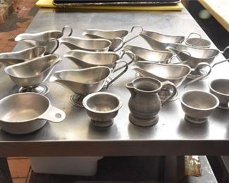 Group Lot Of Metal Dishware