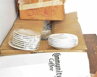 Large Group Of Dishes