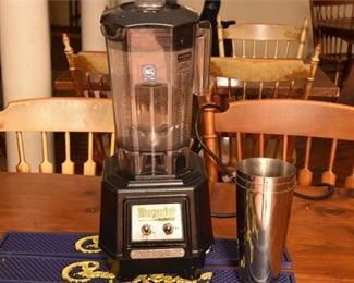 Margarita Maker Rubber Spill Mats and Metal Cups