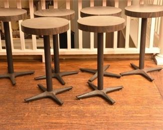 Six 6 Stools