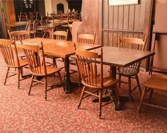 Two Tables Eight Chairs