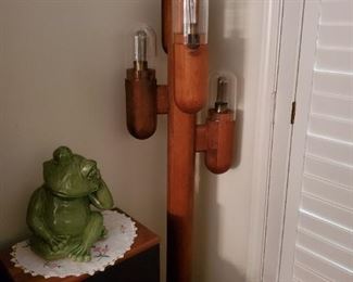 Unusual cactus style floor lamp