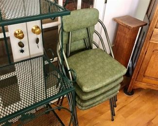 Metal chairs