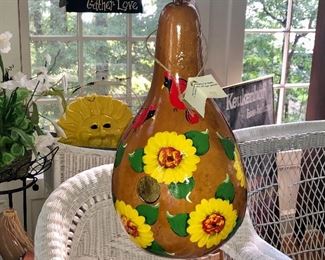 hand painted gourd
