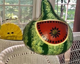 Painted gourd