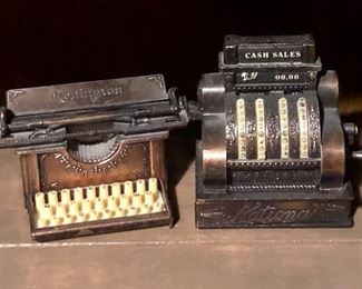 Antique typewriter adding machine cash register