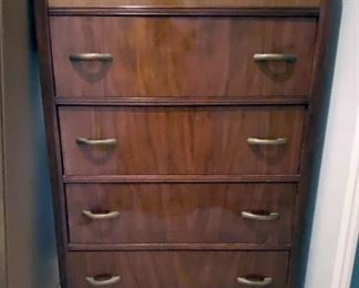 Vintage antique oak chest