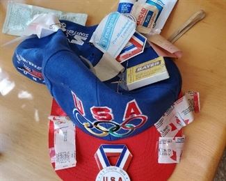 Olympic and other hats, caps