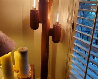 Vintage Cactus Lamp